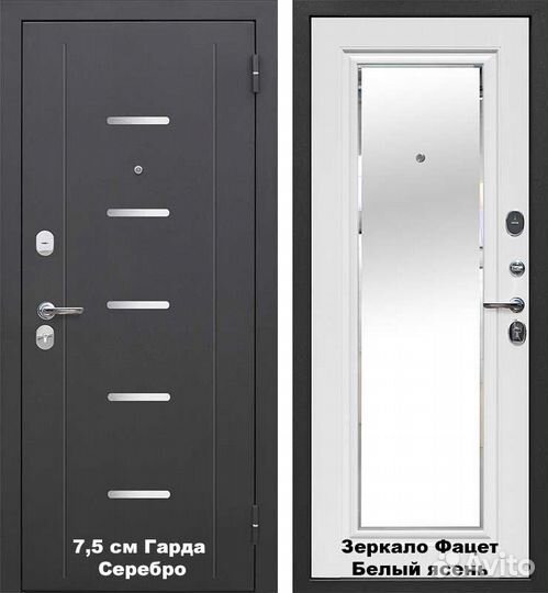 Двери входные Ferroni толщиной 7,5 см