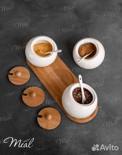 Сахарница, набор на подставке