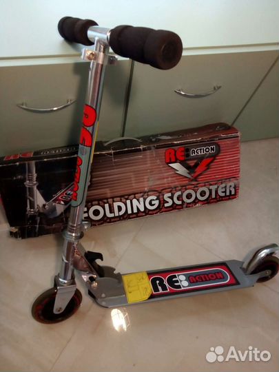 Самокат складной высота руля от 62 до 83см