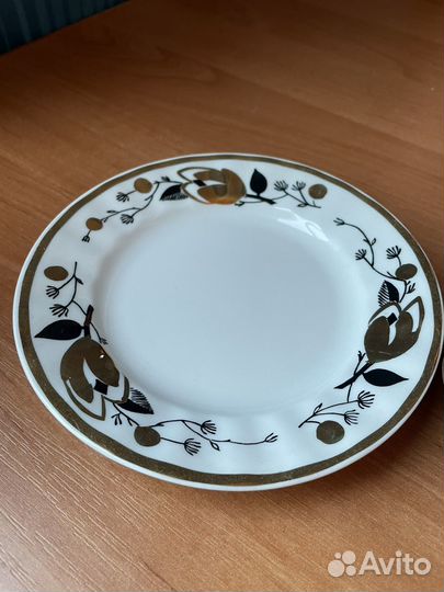 Чайное трио Золотая роза