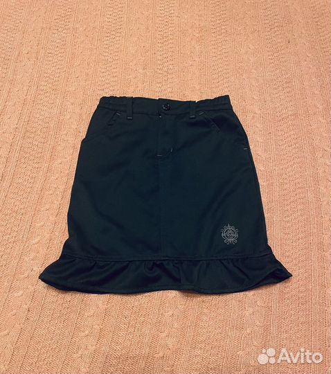 Юбка черная на 134см