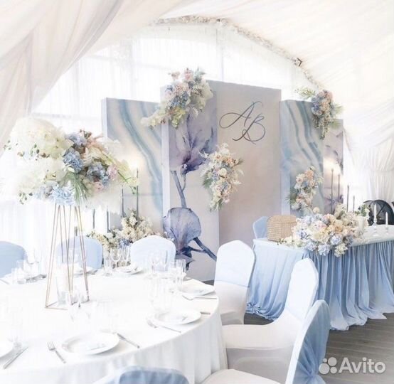 Свадебное оформление, свадьбы, президиум