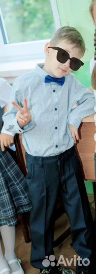 Рубашка школьная для мальчика 116 122