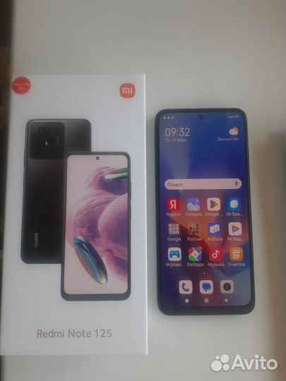 Xiaomi Redmi Note 12S, 8/256 ГБ
