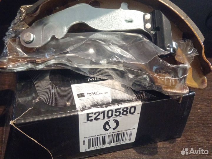 Колодки задние Рено