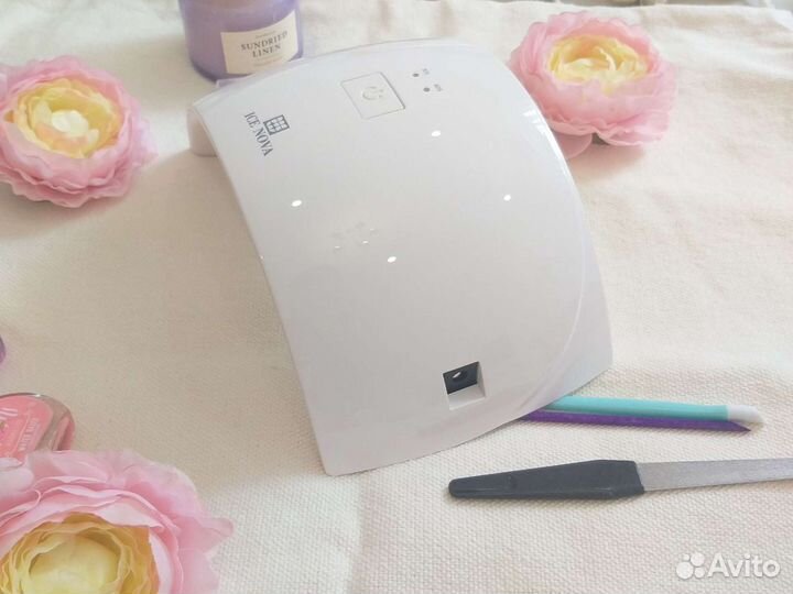 Лампа для ногтейicenova,новая+подарок(фольга,лаки)