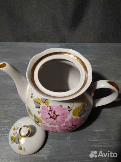 Чайник заварочный фарфоровый СССР