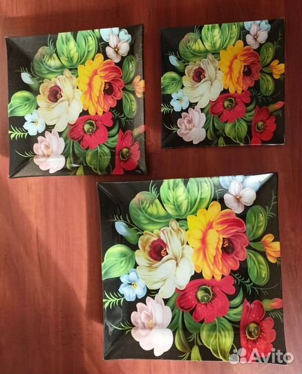 Набор тарелок (блюд) из 3 предметов