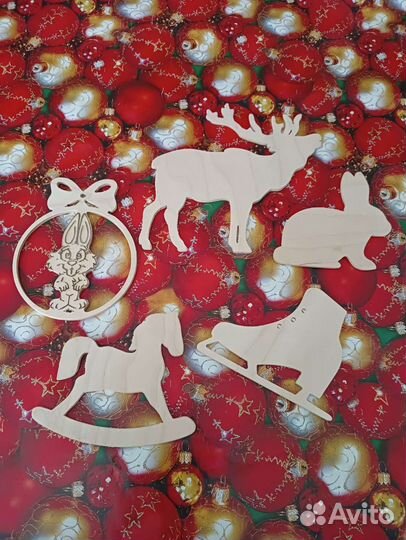 Заготовки для ёлочных игрушек