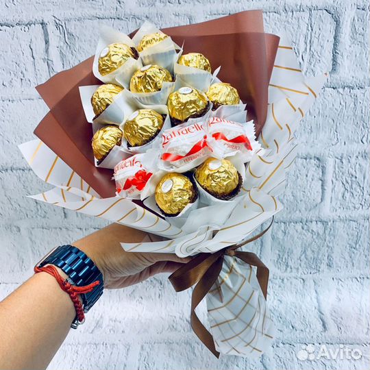 Букет из Фереро Роше и Раффаэлло