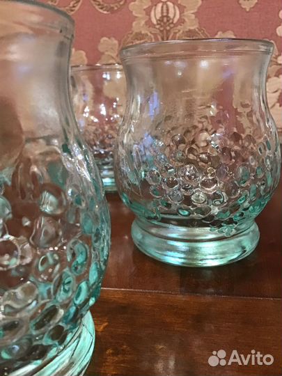 Стаканы цветное стекло
