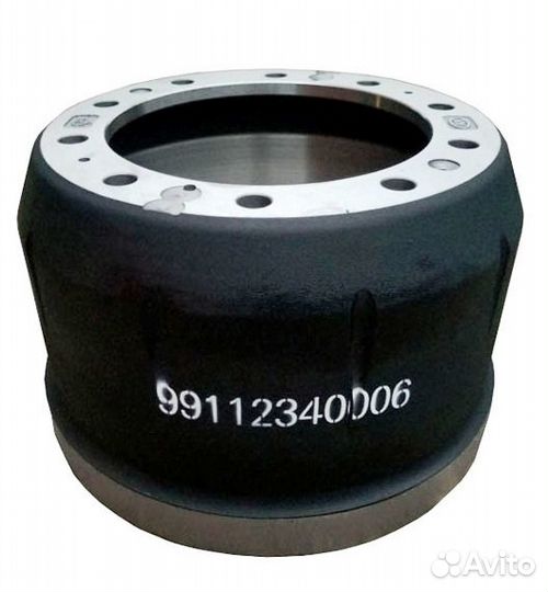 Барабан тормозной задний (H-285mm) shacman F3000