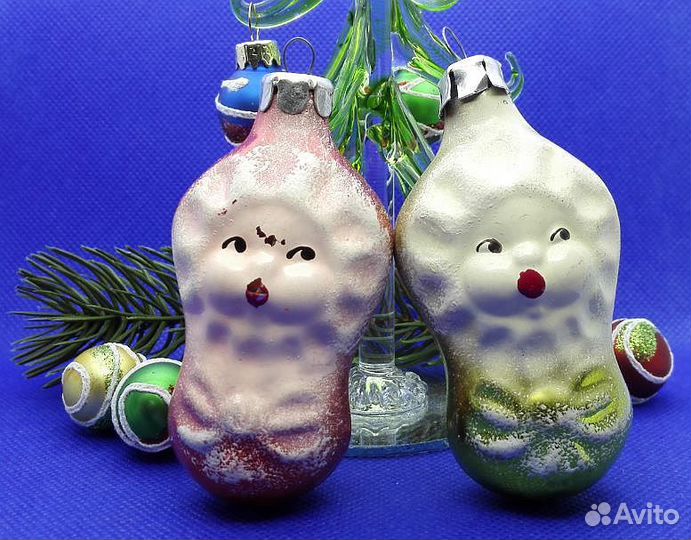 Елочная Игрушка СССР Малыш в Конверте 60-е годы