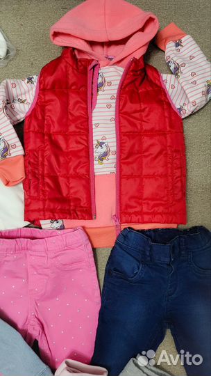 Вещи пакетом на девочку 98 104