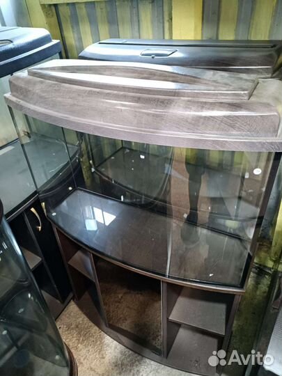 Аквариум 100 л с выгнутым стеклом