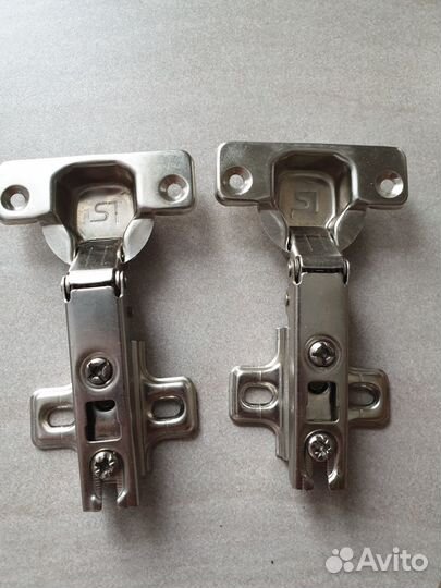 Новые мебельные петли, 19 шт, накладные