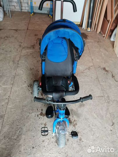 Велосипед коляска с ручкой
