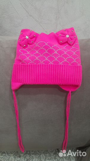 Шапки зимнии на девочку