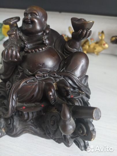 Металл Латунь Хоттей статуэтка богатство