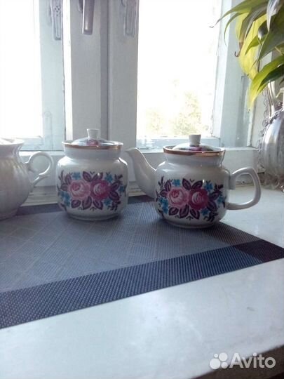 Наборы чайник и сахарница СССР