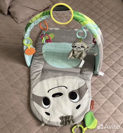 Развивающий коврик fisher price ленивец