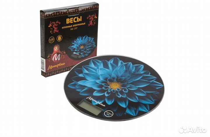 Весы Матрёна ма-197 цветок кухонные