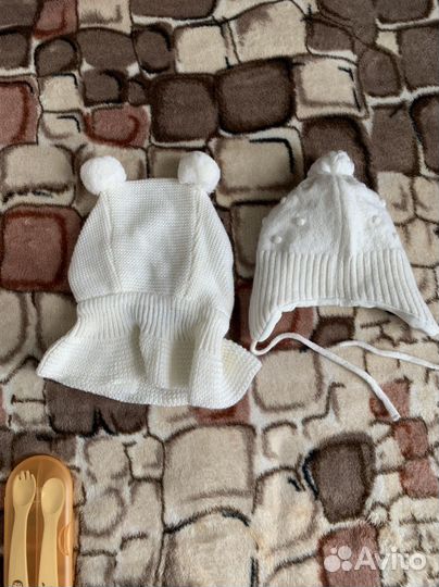 Шапка шлем, шапка детская 40-42