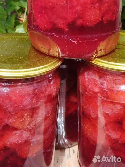 Клубничное, малиновое варенье