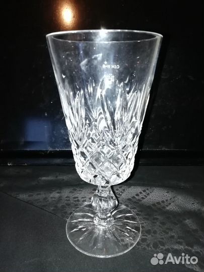 Хрустальные рюмки фужеры бокалы стопки много