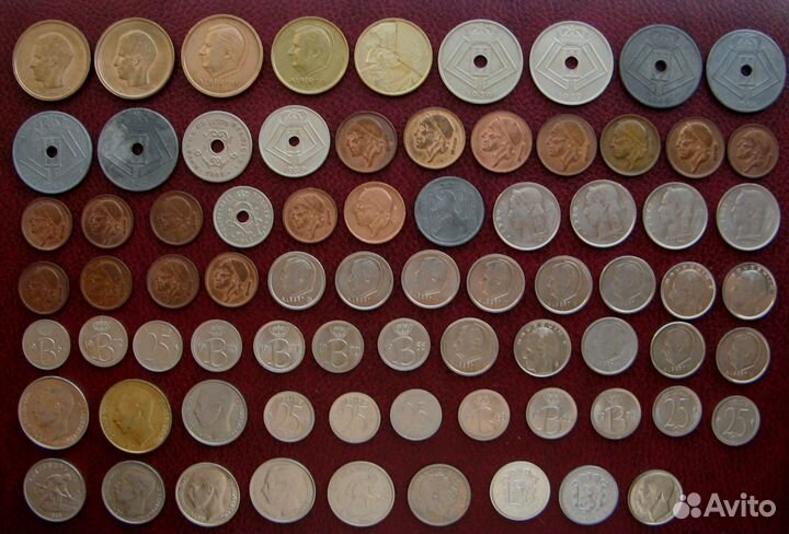 Монеты Бельгии и Люксембурга