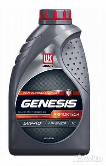 Lukoil 3148670 5W-40 genesis armortech 1л (синт. м