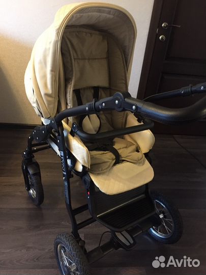 Коляска 2 в 1 Jedo Classic Fyn 4DS EX кожа