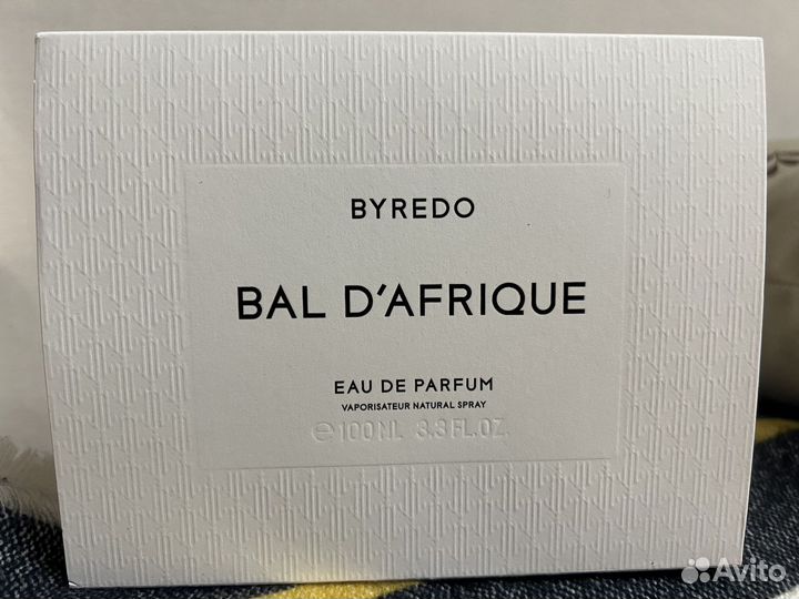 Коробка от парфюма byredo bal d’afriqie