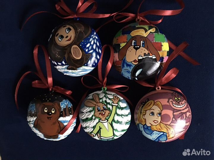 Елочный шар ручная роспись