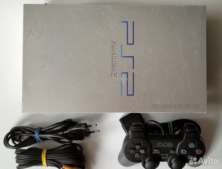 Sony PS2 FAT Silver