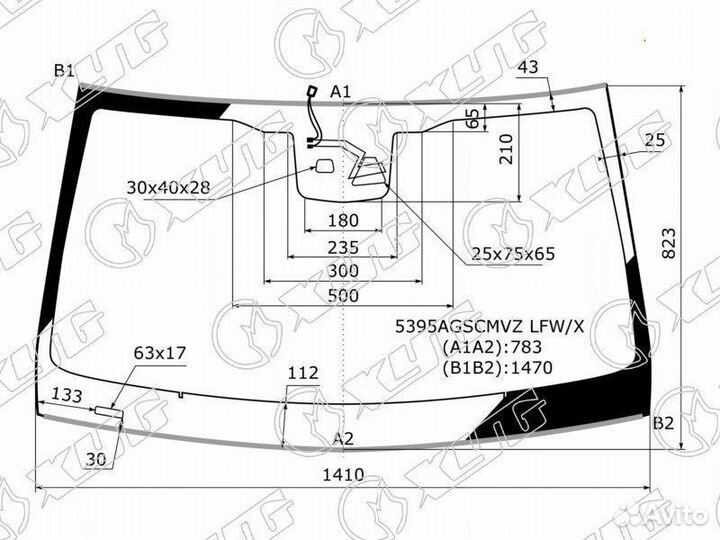 Стекло лобовое + камера + дд mercedes-benz C-class