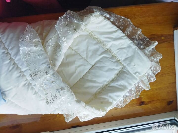 Зимний конверт на выписку