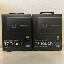 Samsung t7 touch 1 tb ssd black новые гарантия