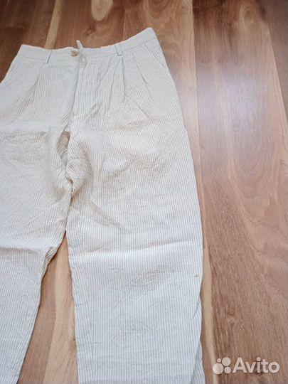 Брюки из льна