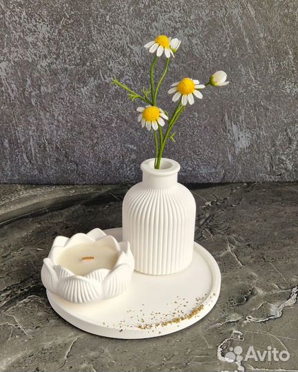 Интерьерные изделия из гипса