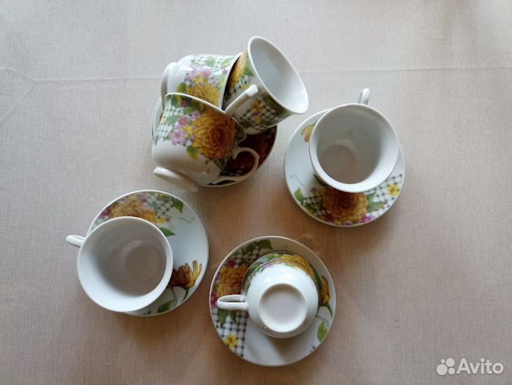 Сервиз чайный 6 персон керамический