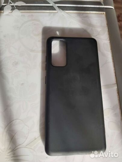 Чехол на samsung s20 fe черный + прозрачный