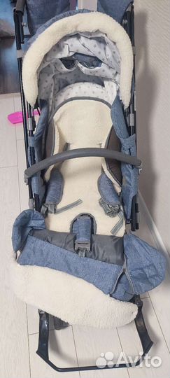 Детские санки коляска