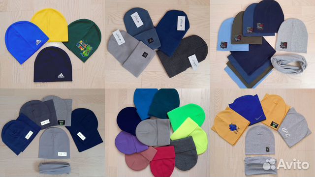 Новые шапочки, комплекты шапочка+снуд. Все размеры