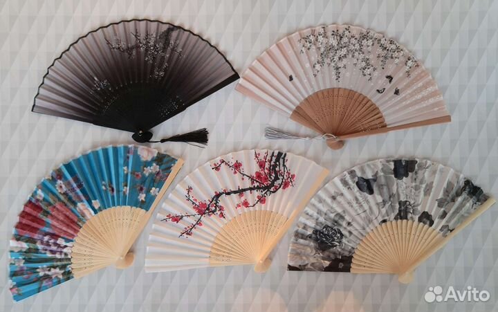 Веер бамбуковый новый