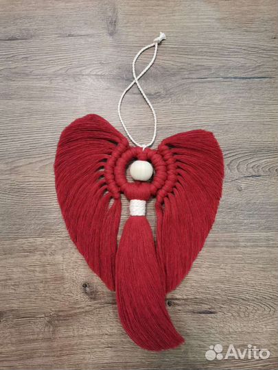 Ангел макраме, кукла макраме