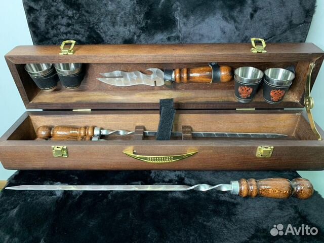 Набор шампуров в кейсе