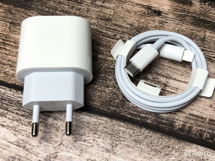 Блок 20w + кабель, быстрая зарядка iPhone