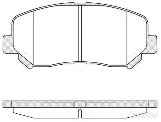 Колодки тормозные 1513.02 Remsa
