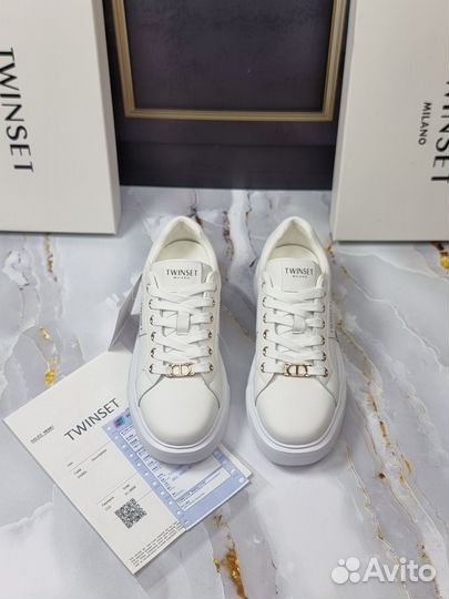 Кроссовки женские Twinset White